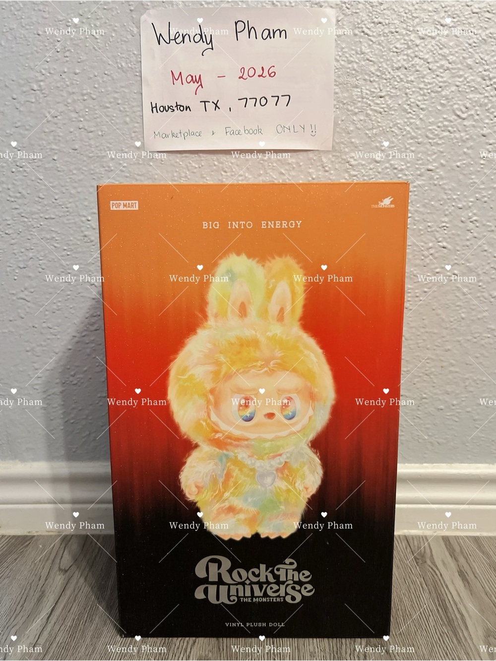 Pop Mart Rock the Universe Vinyl Plush Doll